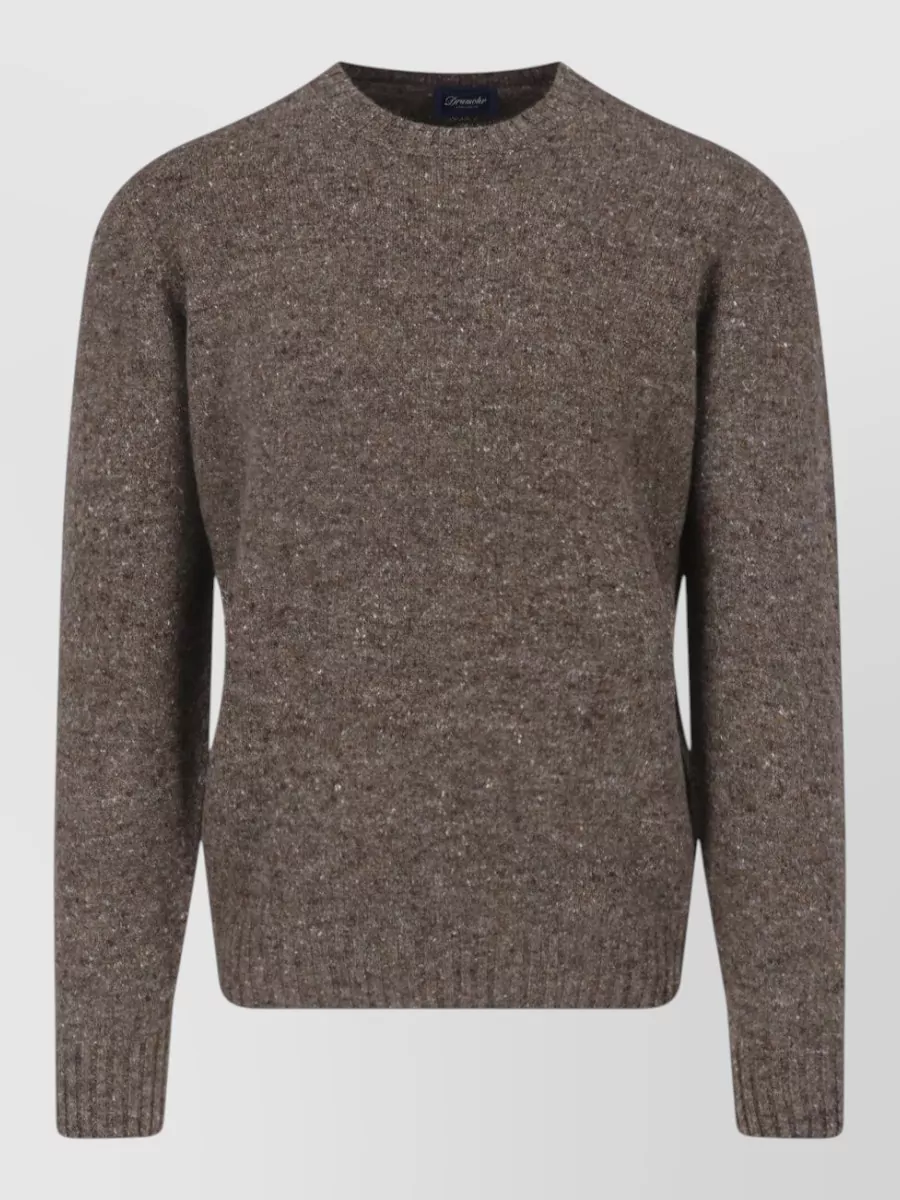 Drumohr cashmere virgin wool crewneck jumper