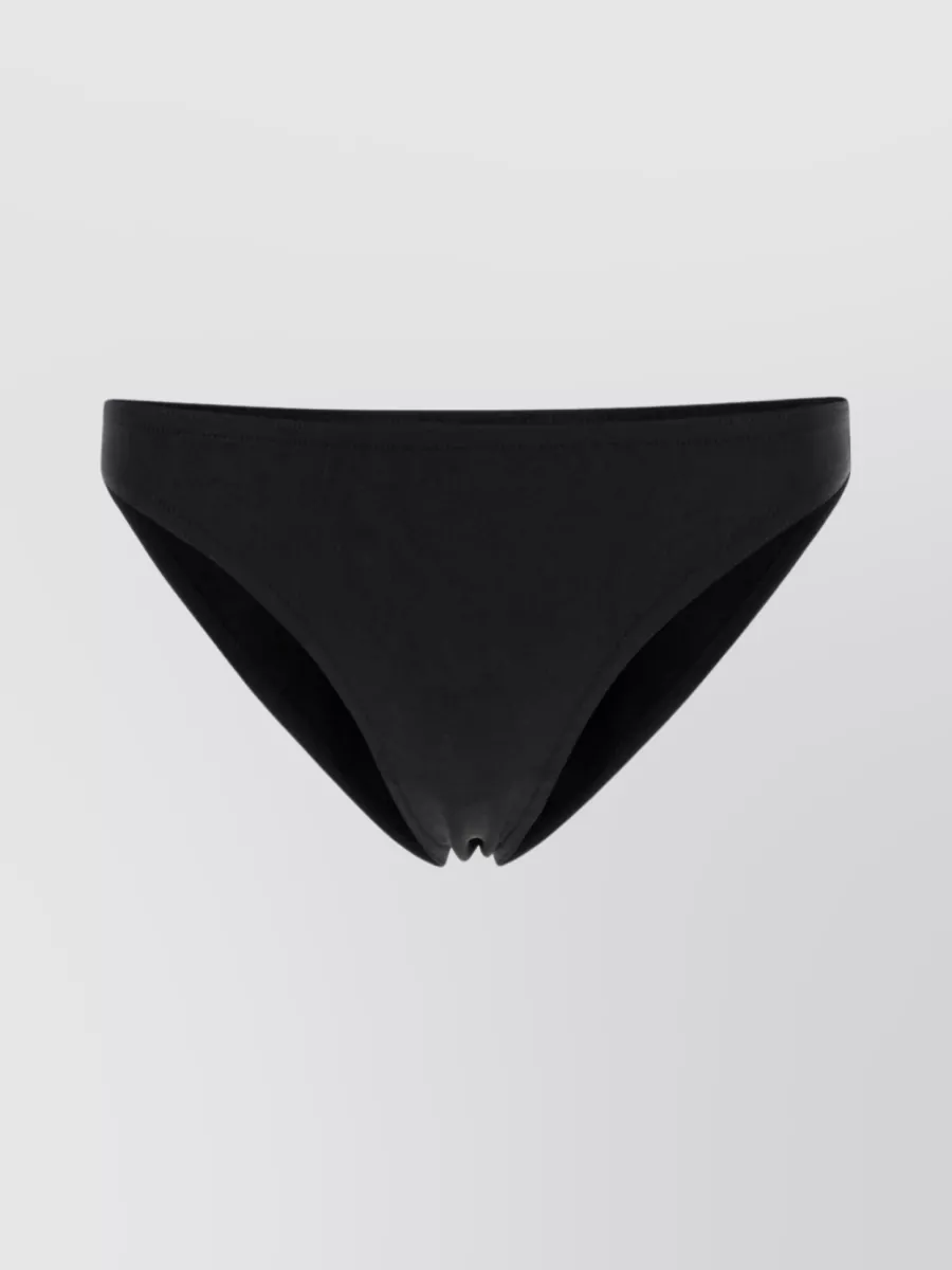 Shop Eres Stretch Waistband Nylon Bikini Bottom In Black