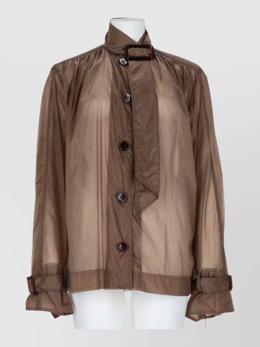 Saint Laurent nylon blouse