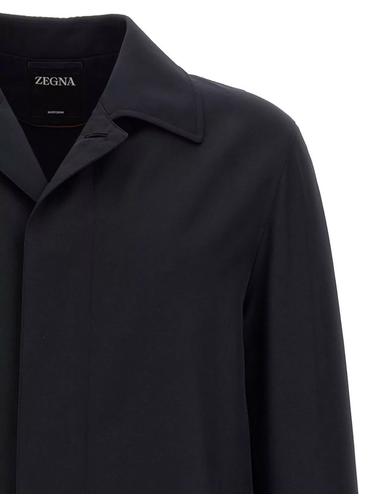 Shop Zegna Motorin 300cc Raincoat Long Sleeves