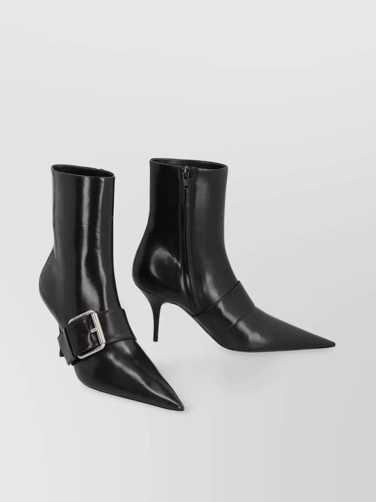 Balenciaga Knife 80 Leather Ankle Boots