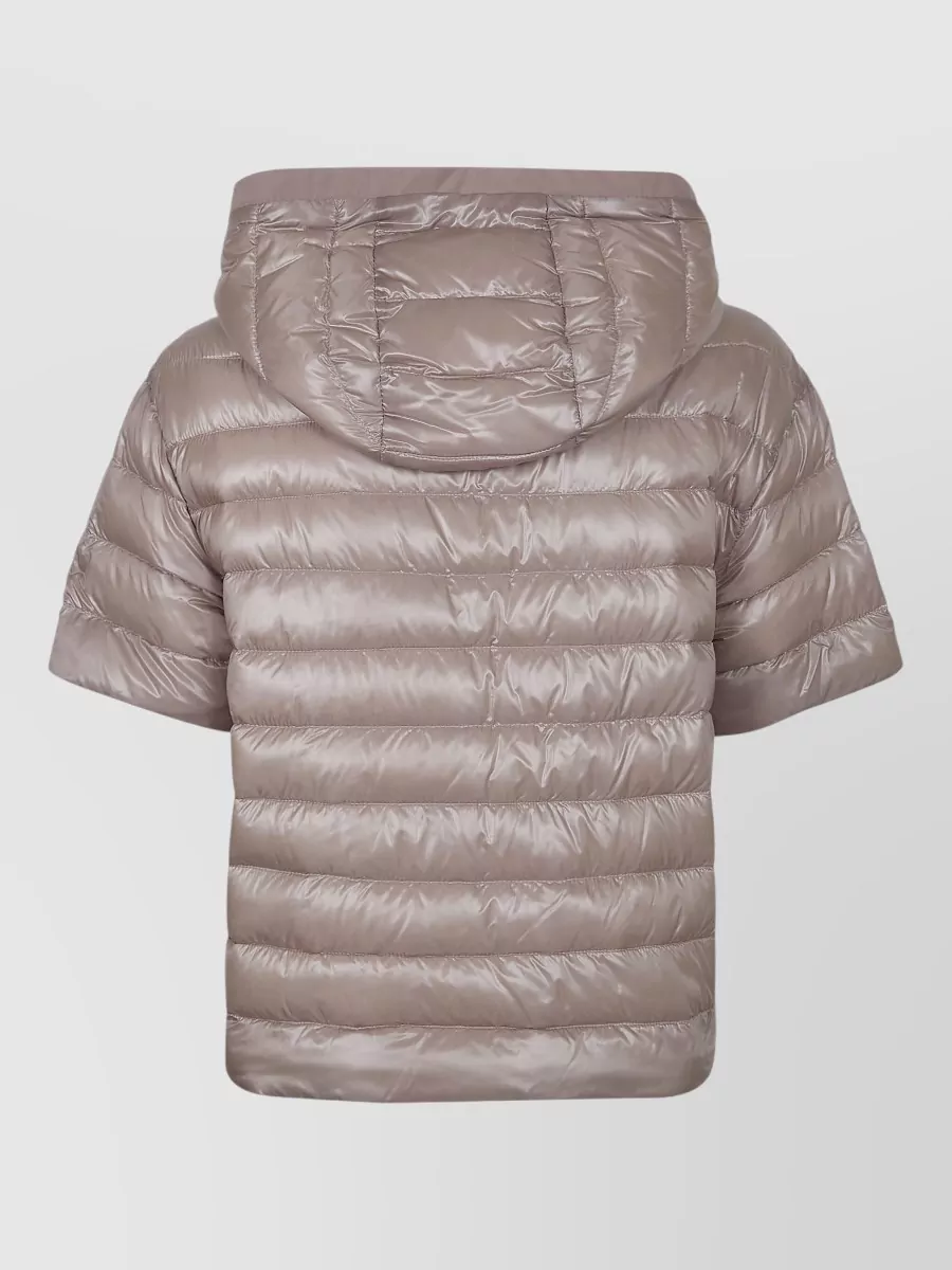 Herno Down Reversible Quilted Short-Sleeve Puffer Jacket