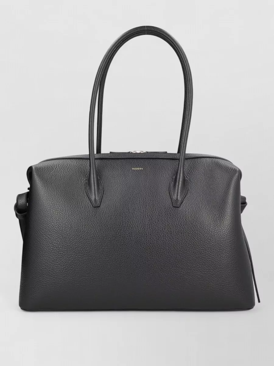 Yuzefi Large Brioche Shoulder Bag Gold Hardware In Pattern