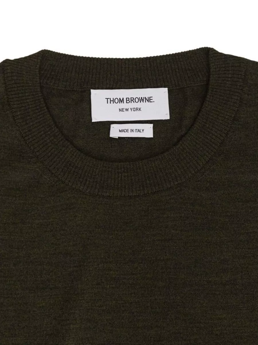 Thom Browne Wool Crewneck Jumper