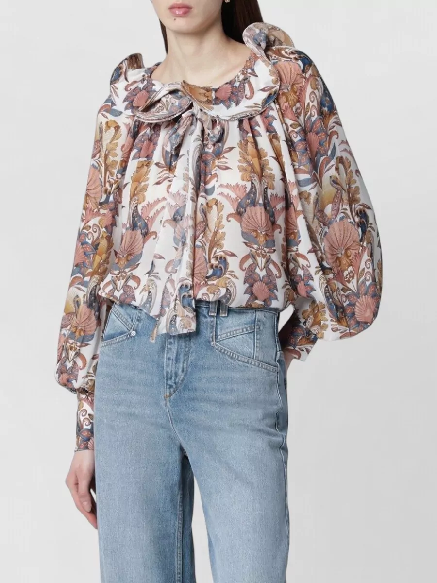 Farm Rio ruffled blouse