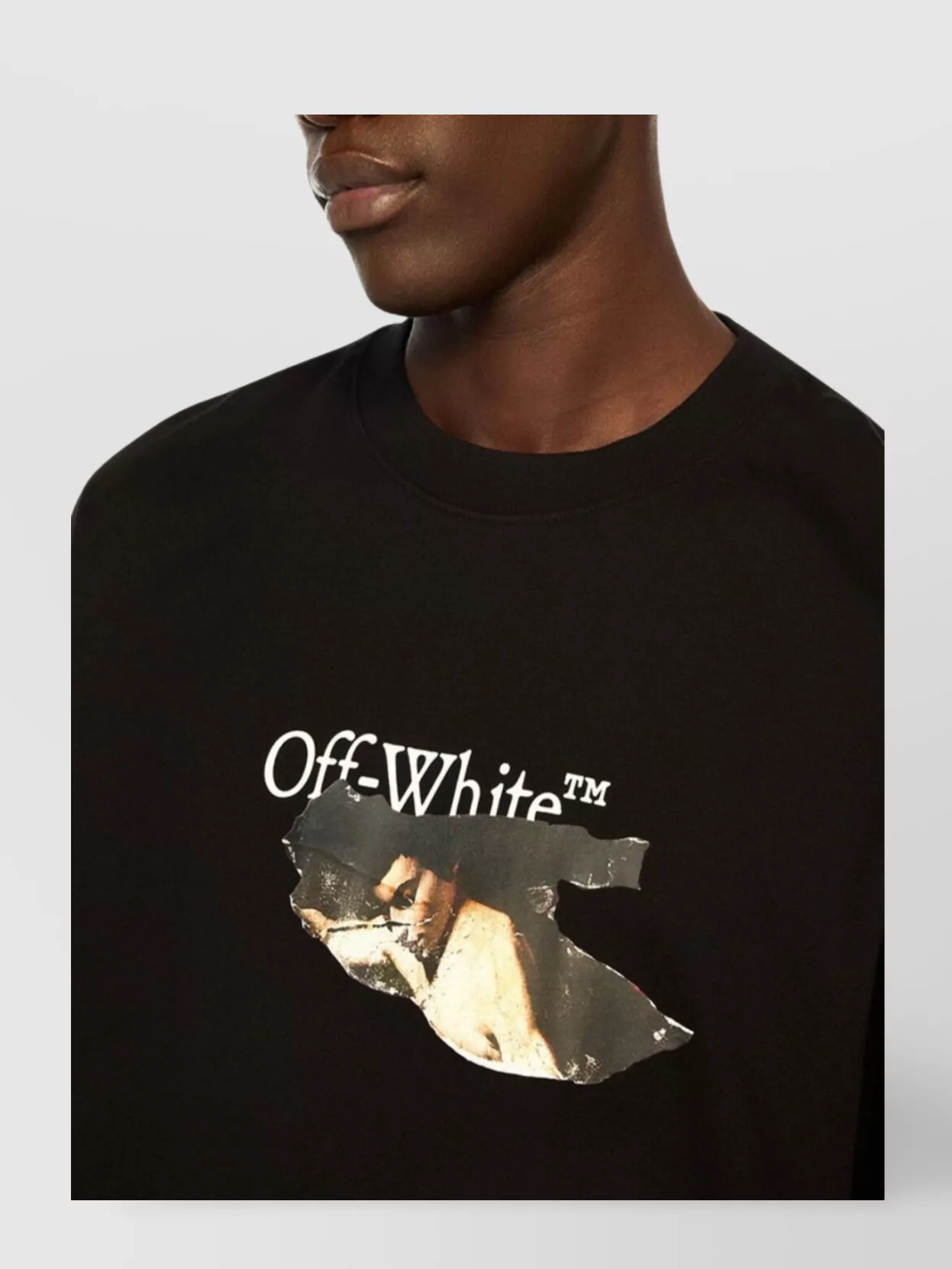 Off-white Graphic Arrow Design Short Sleeve T-shirt In Black