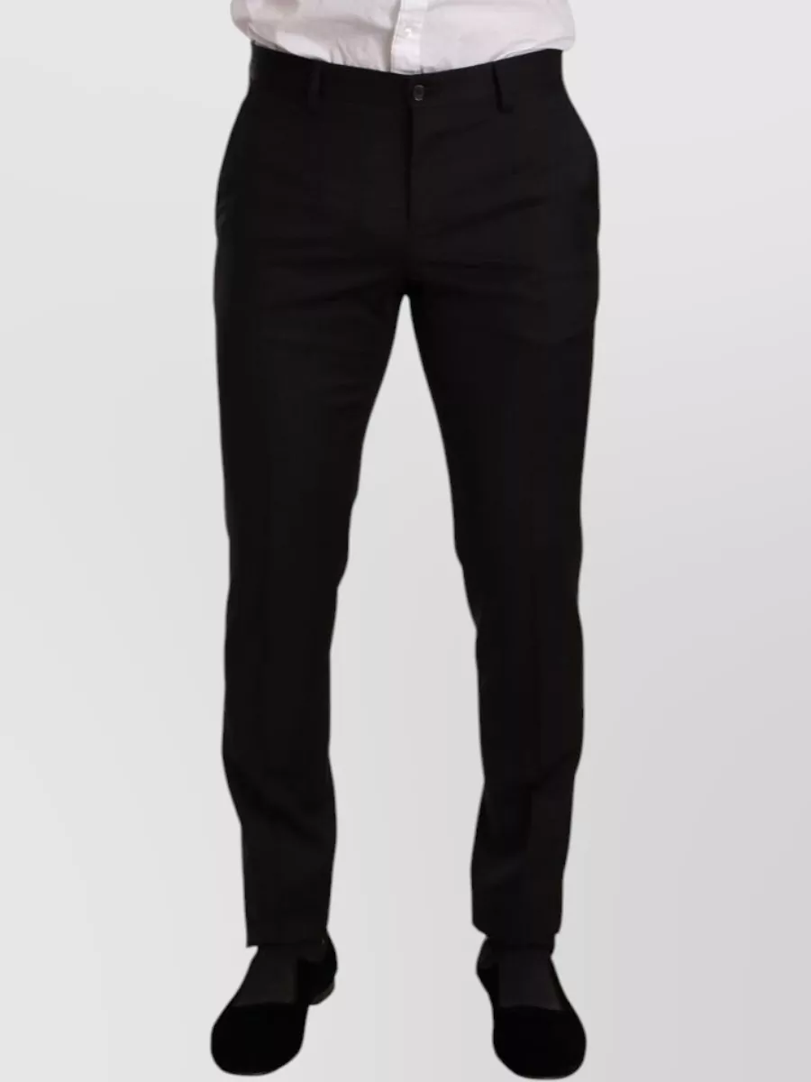Dolce&Gabbana Wool Check Slim-Fit Single-Breasted Suit