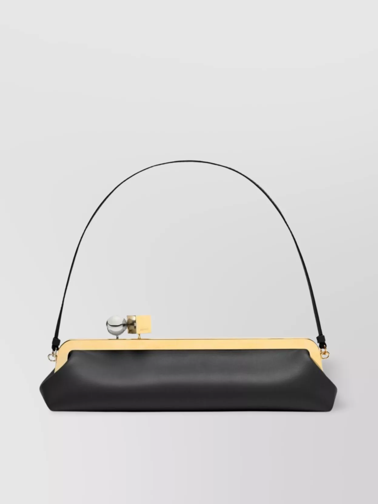 Jacquemus Rectangular Silhouette Clutch Bag With Top Handle