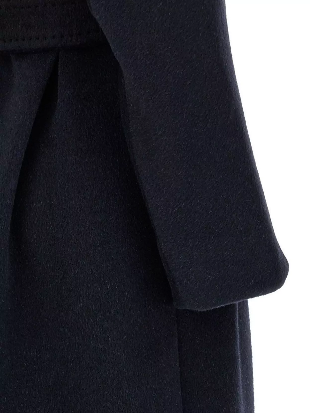Weekend Max Mara Belted Long Sleeve Coat Side Pockets