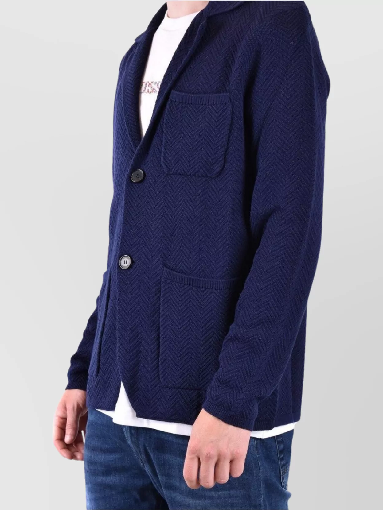 Missoni Tailored Jackets Featuring Front Pockets