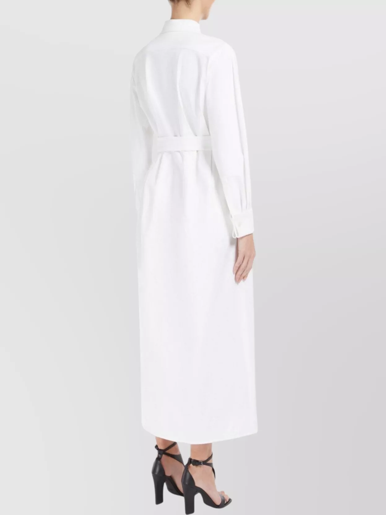 Max Mara Waistline Highlight Belted Shirt Dress