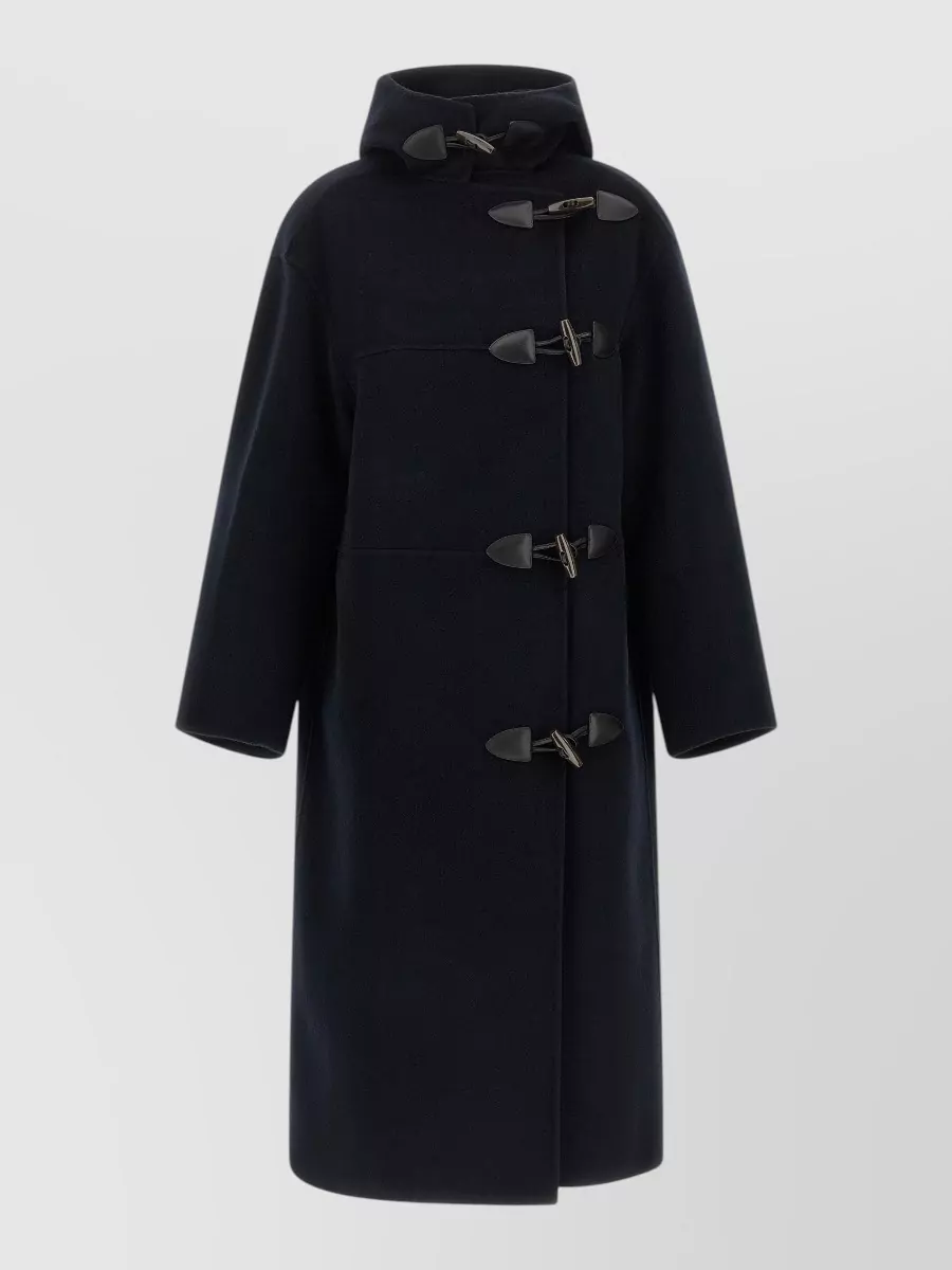 Róhe Cashmere wool hooded oversized coat
