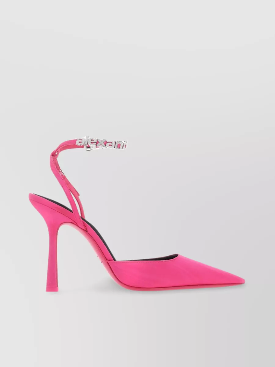 Shop Alexander Wang Distinctive Heel Pointed Toe Stiletto Pumps In Pink