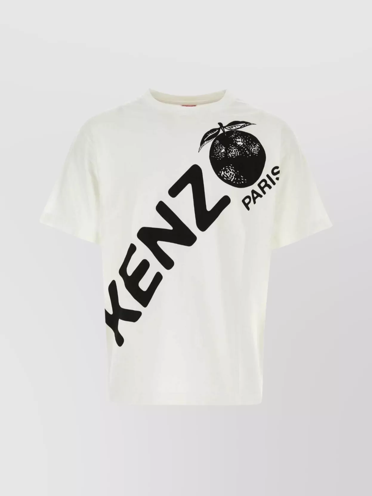 Shop Kenzo Crew Neck T-shirt With Short Sleeves And Graphic Print
