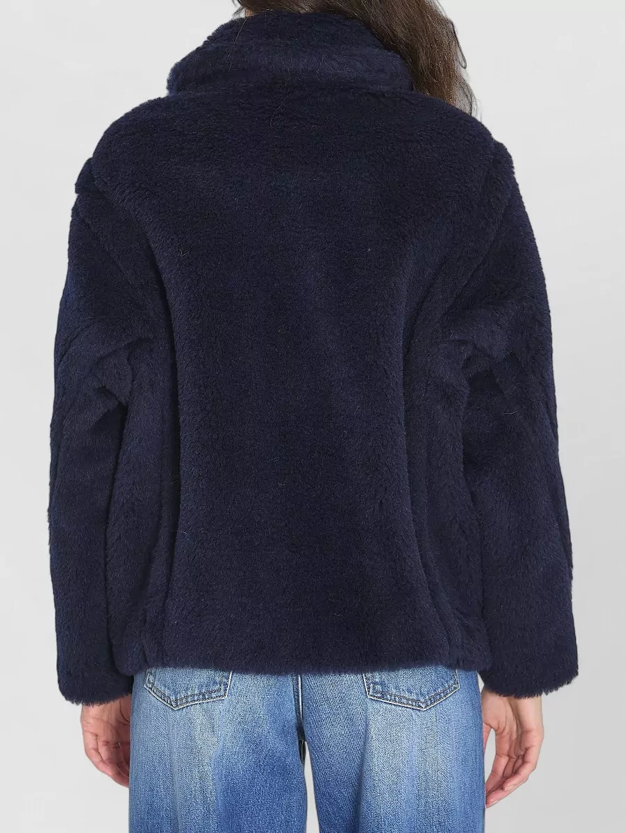 Max Mara Short Teddy Coat Dropped Shoulders