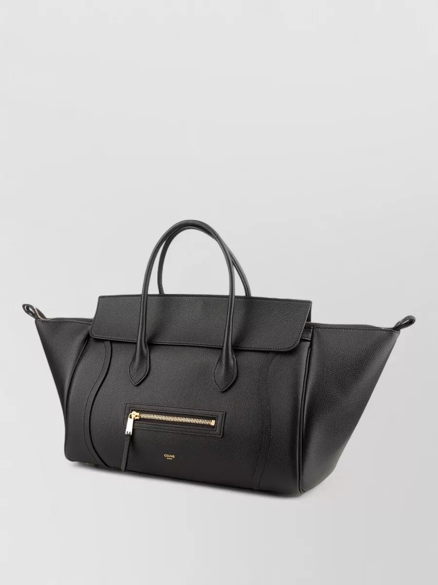 Celine Leather Medium Tote Bag