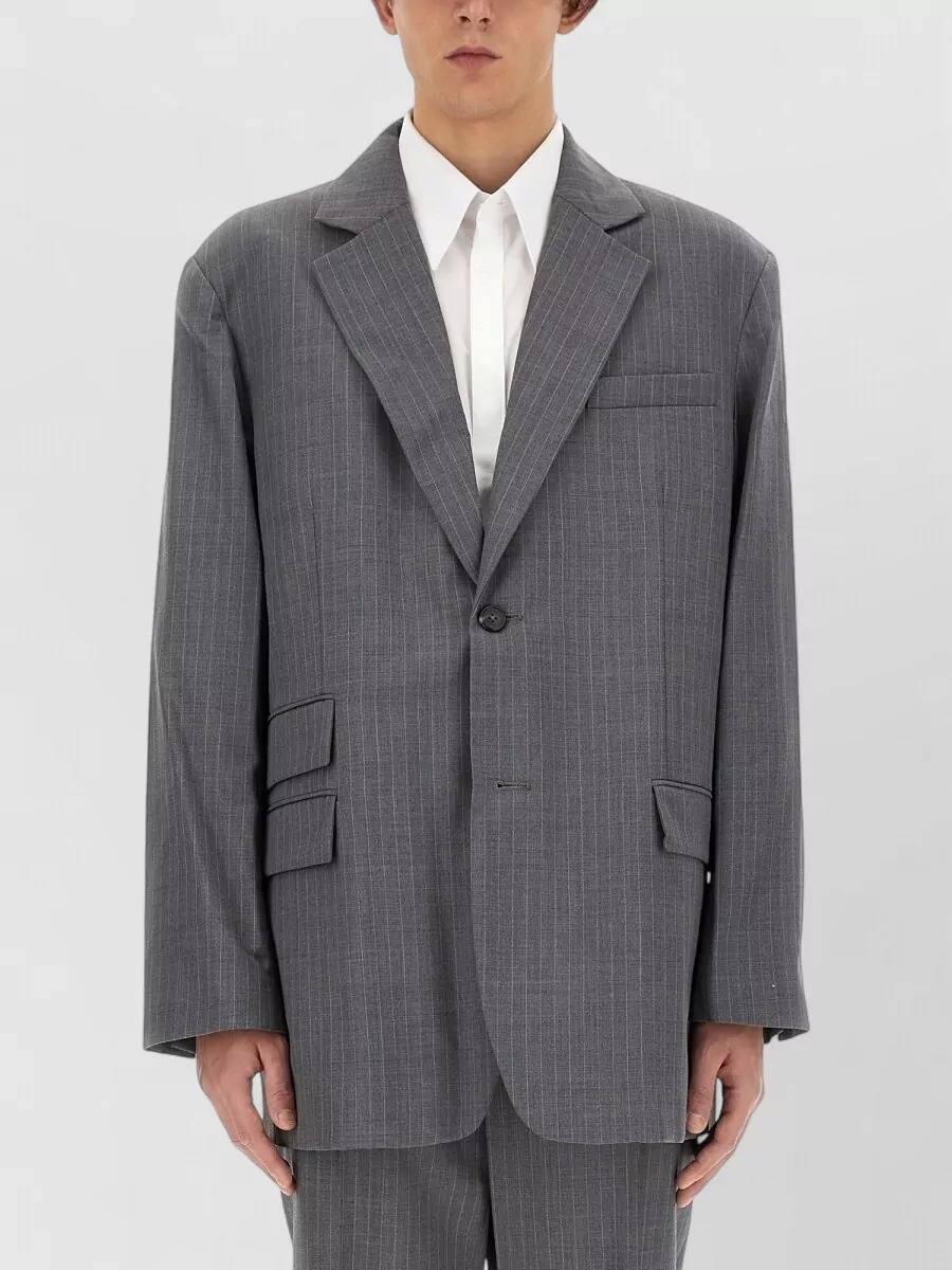 Helmut Lang virgin wool single breasted suit