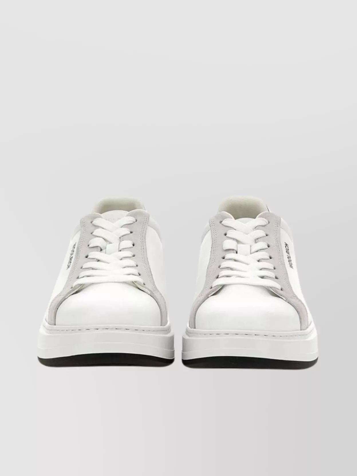 Shop Woolrich "arrow" Low-top Leather Sneakers With Eva Xl Sole