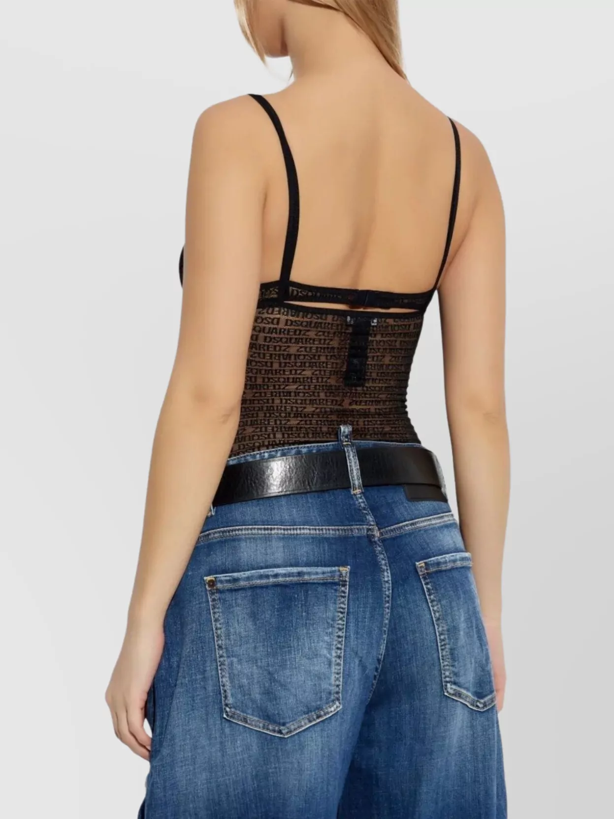 Dsquared2 Sheer Lace Camisole Top