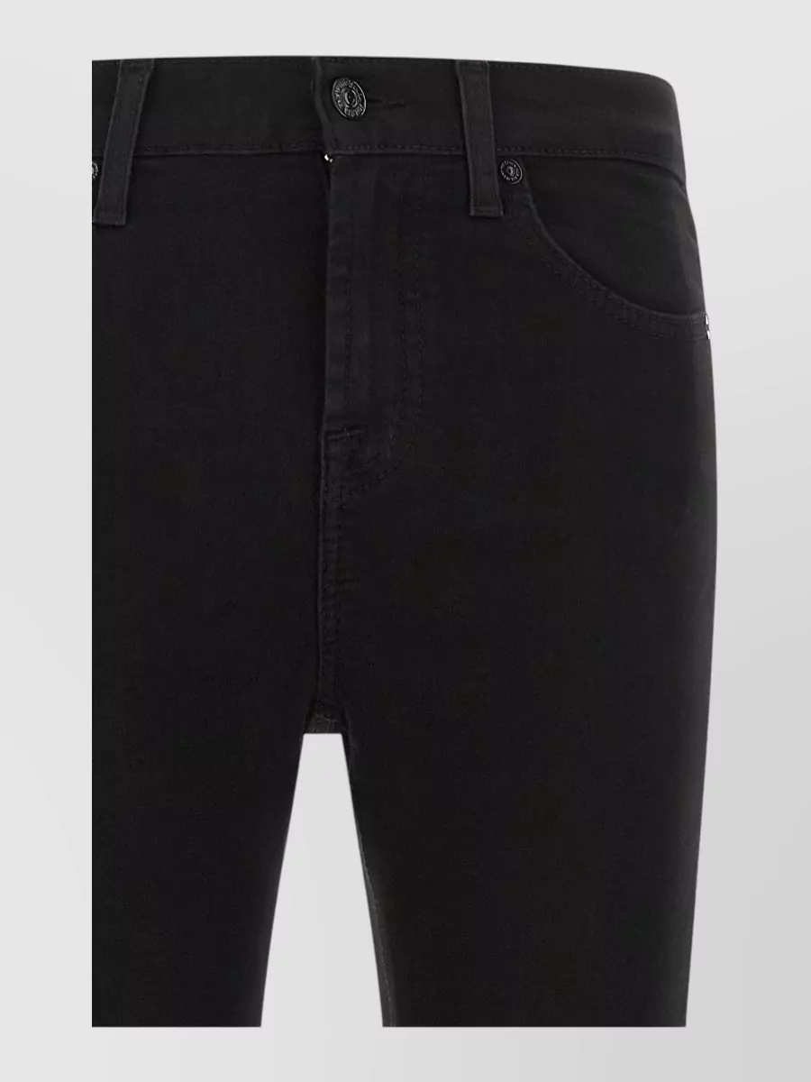 7 For All Mankind denim mid-rise ankle skinny jeans