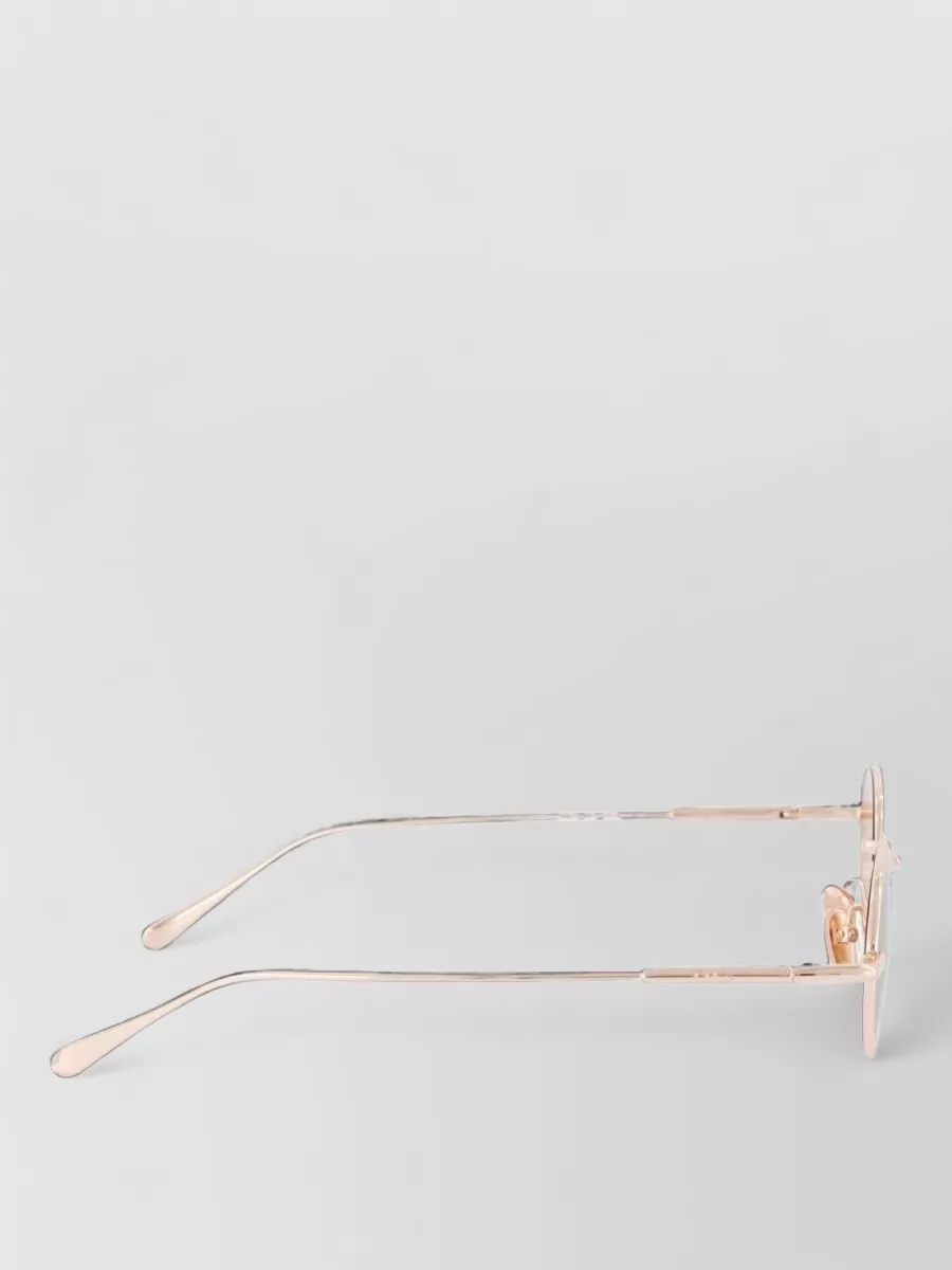 Chloé Metal Round-Frame Sunglasses