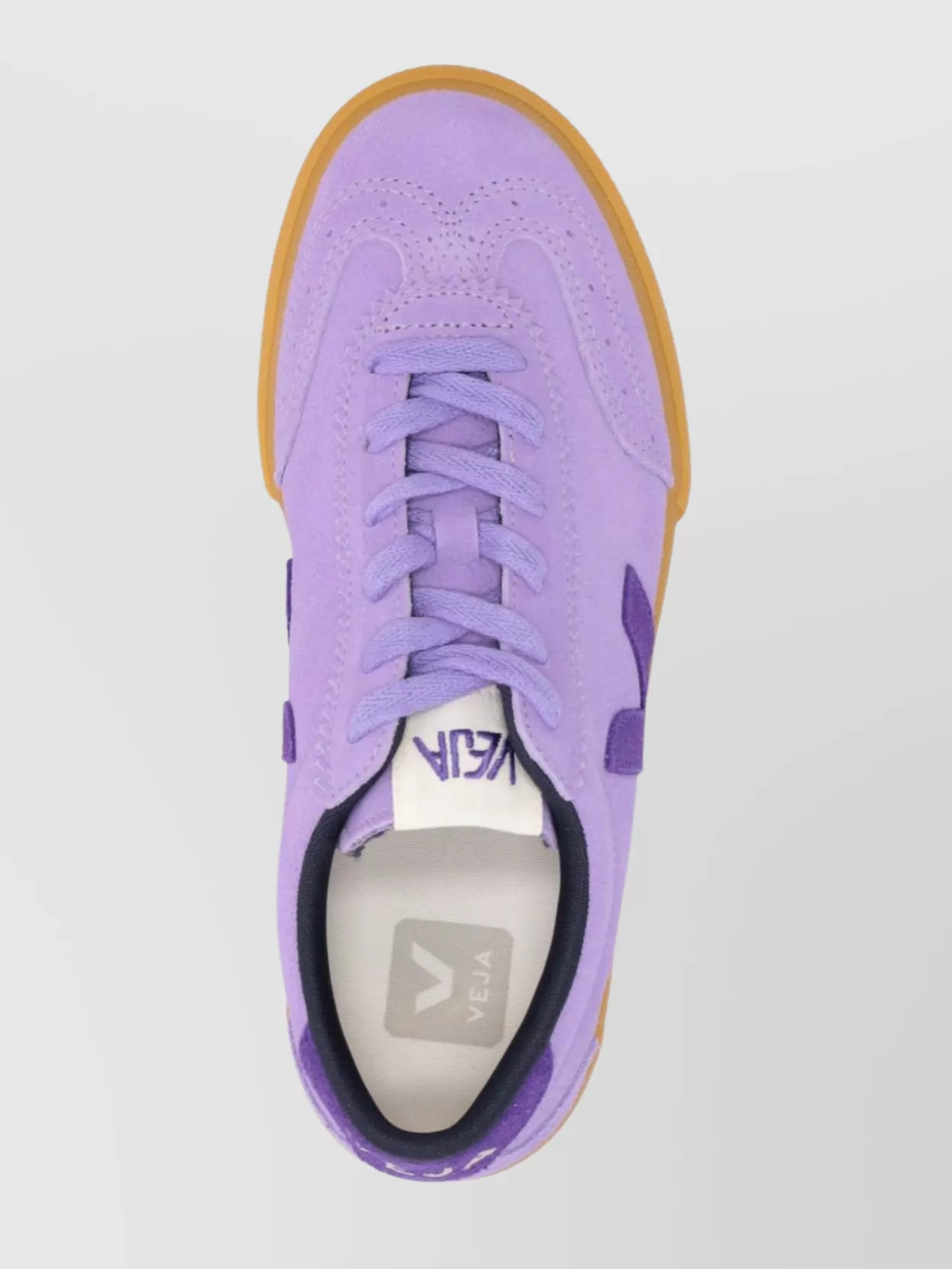 Veja Suede Sneakers With Perforated Upper