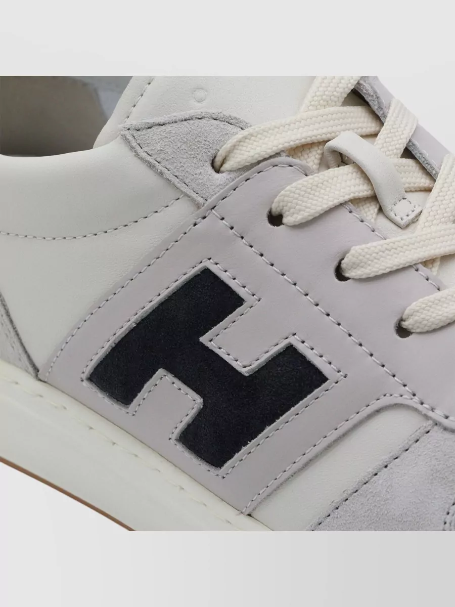 Hogan Casual Low Top Sneakers With Rubber Sole