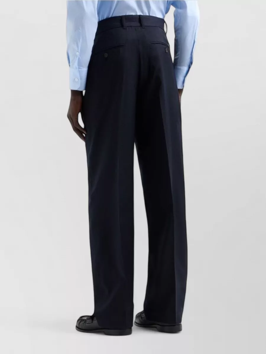 Emporio Armani Virgin Wool Tailored Trousers