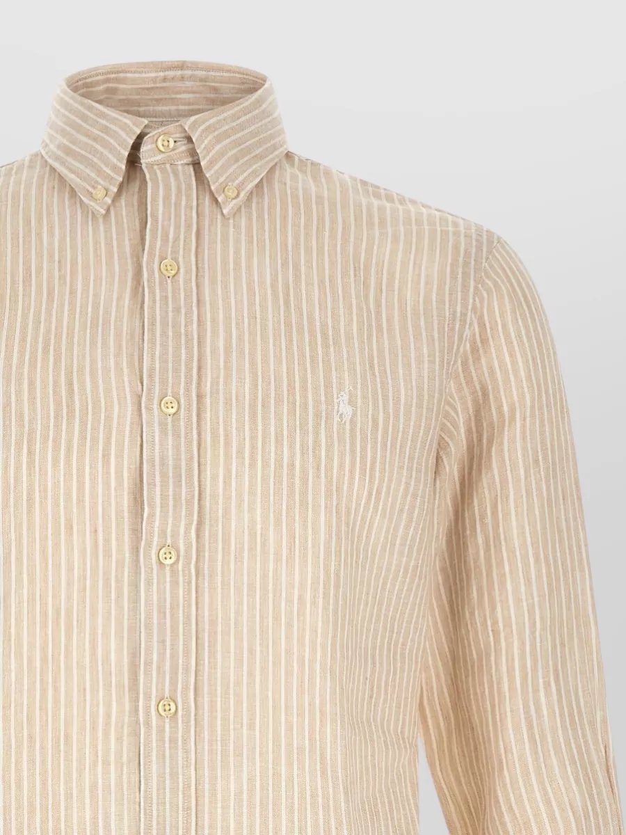 Polo Ralph Lauren Striped Linen Long-Sleeve Shirt