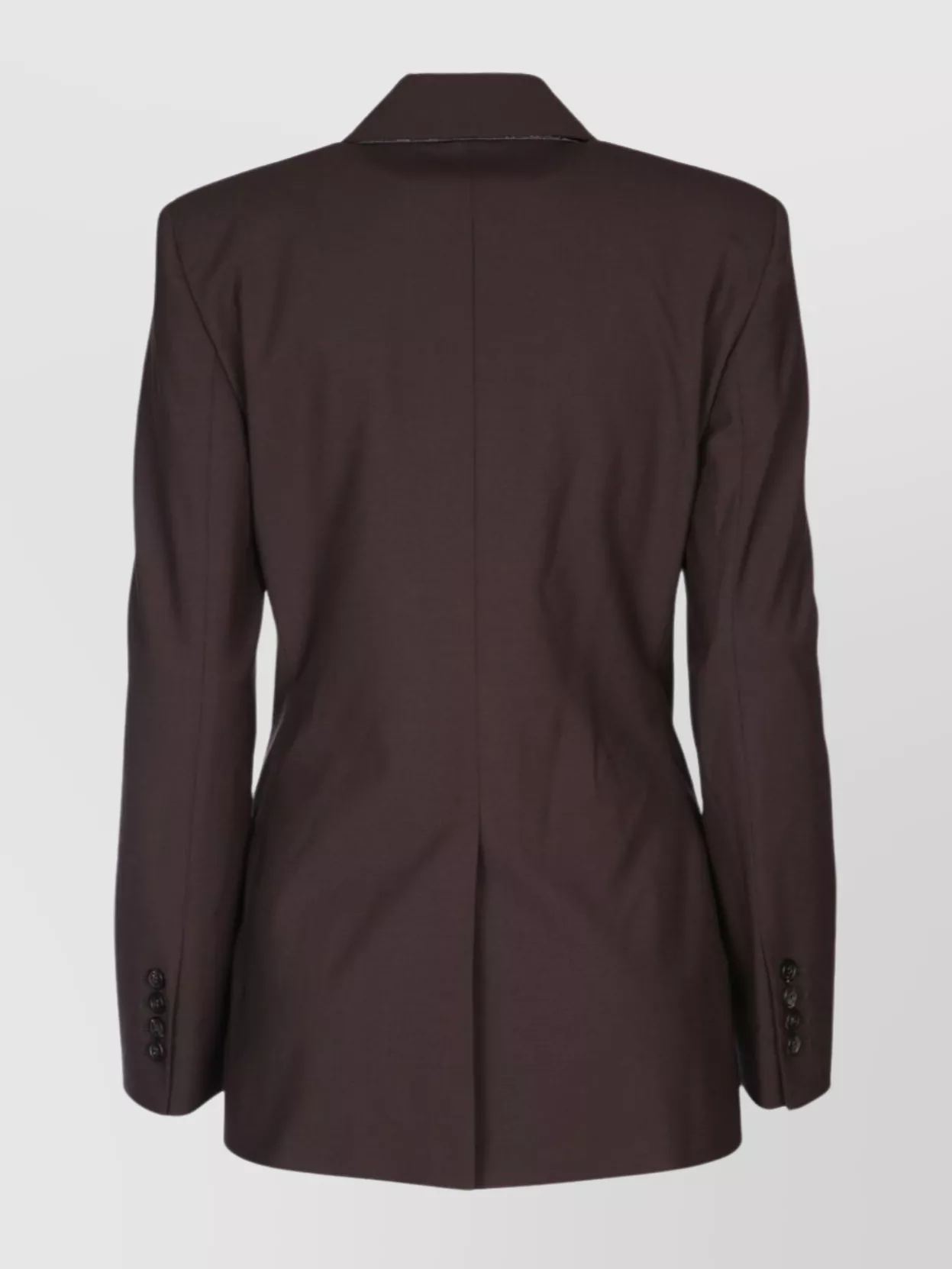 Brunello Cucinelli Tailored Blazer With Notched Lapels And Pockets In Brown