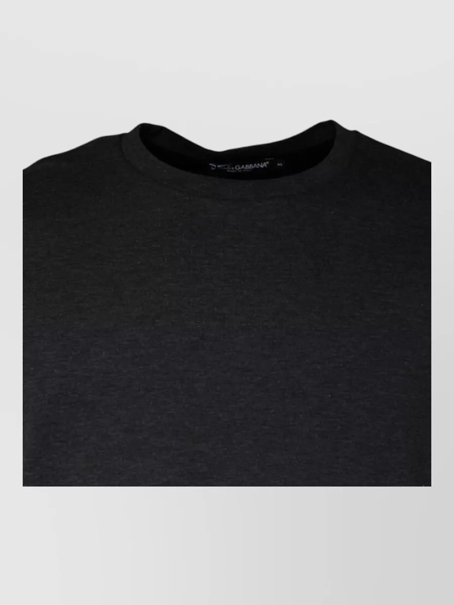 Dolce&Gabbana camouflage cuff cotton blend t-shirt