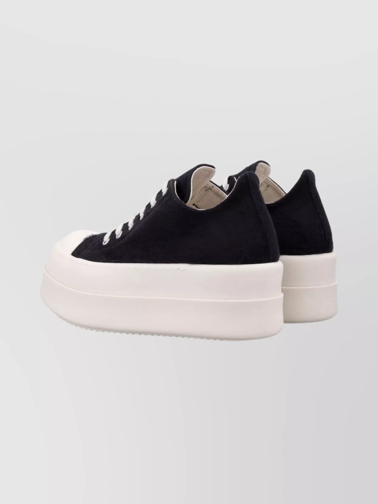 Rick Owens Drkshdw Low Platform Sneakers Contrast Sole