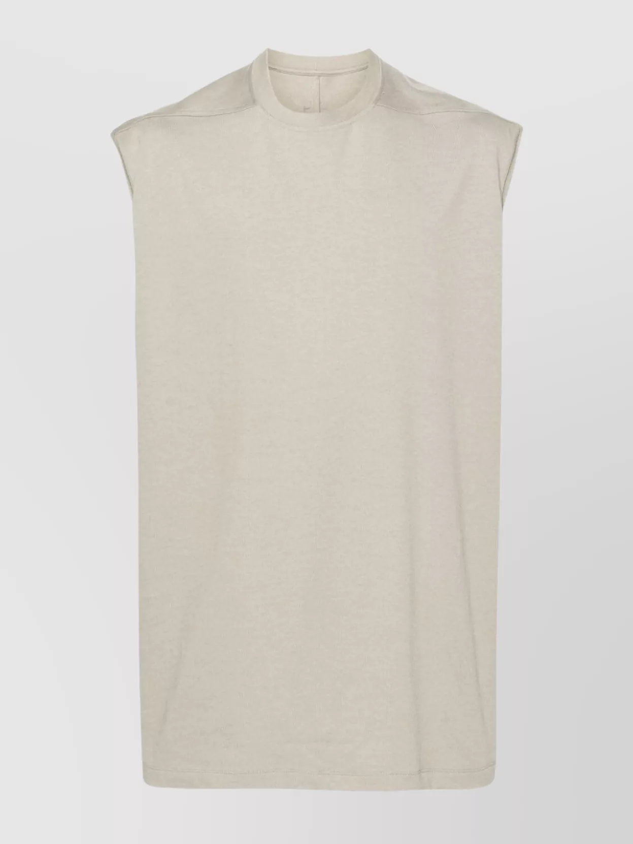 Shop Rick Owens Longline Sleeveless T-shirt In Luxe Cotton