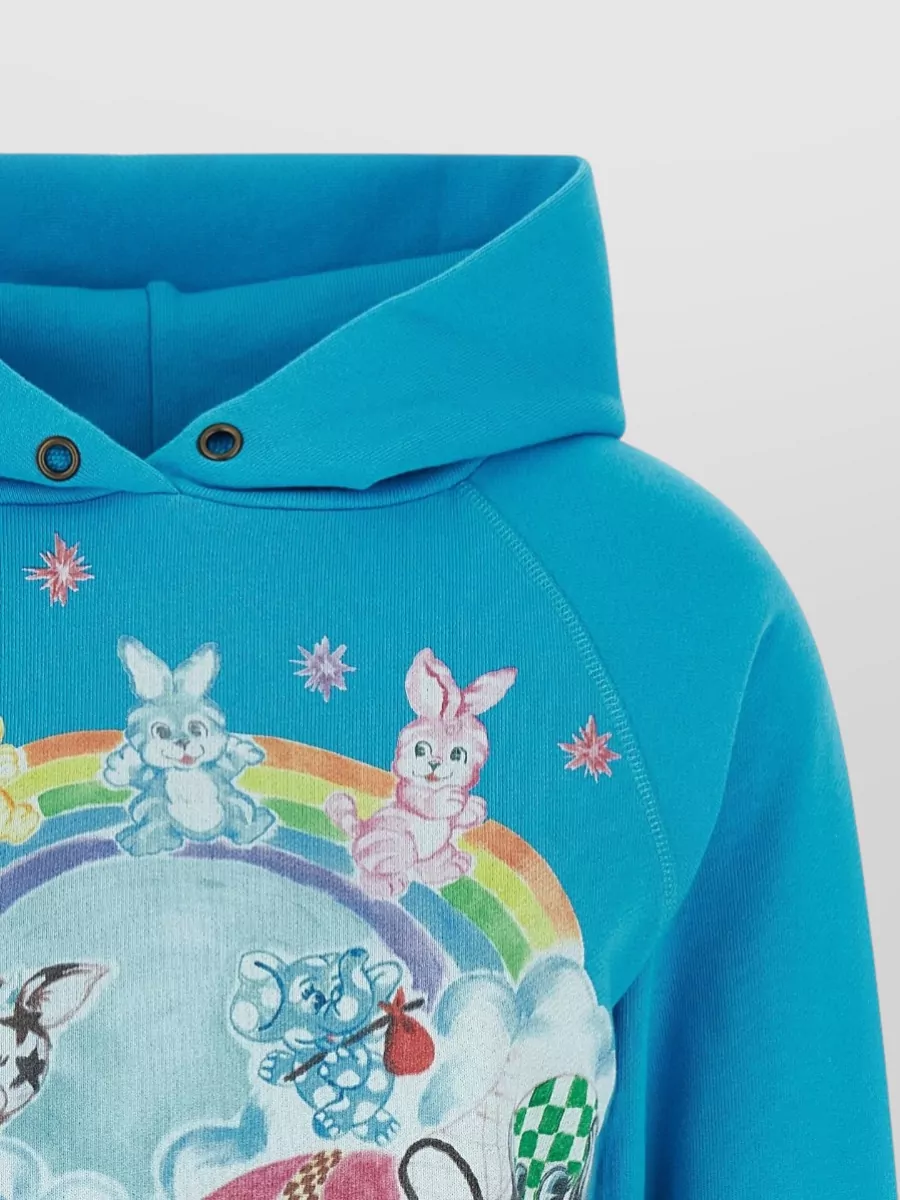 Kenzo Cotton Graphic Print Hoodie