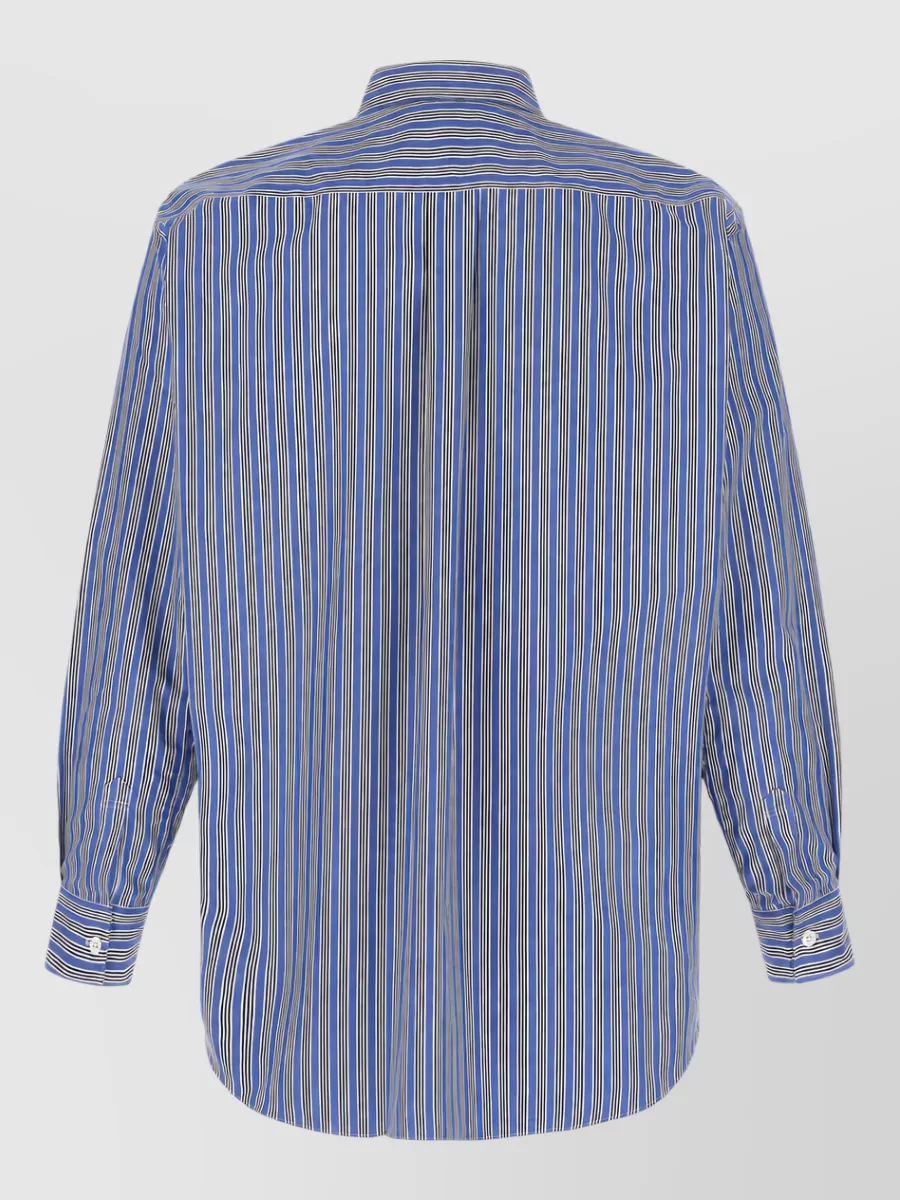Comme Des Garçons Striped Cotton Shirt