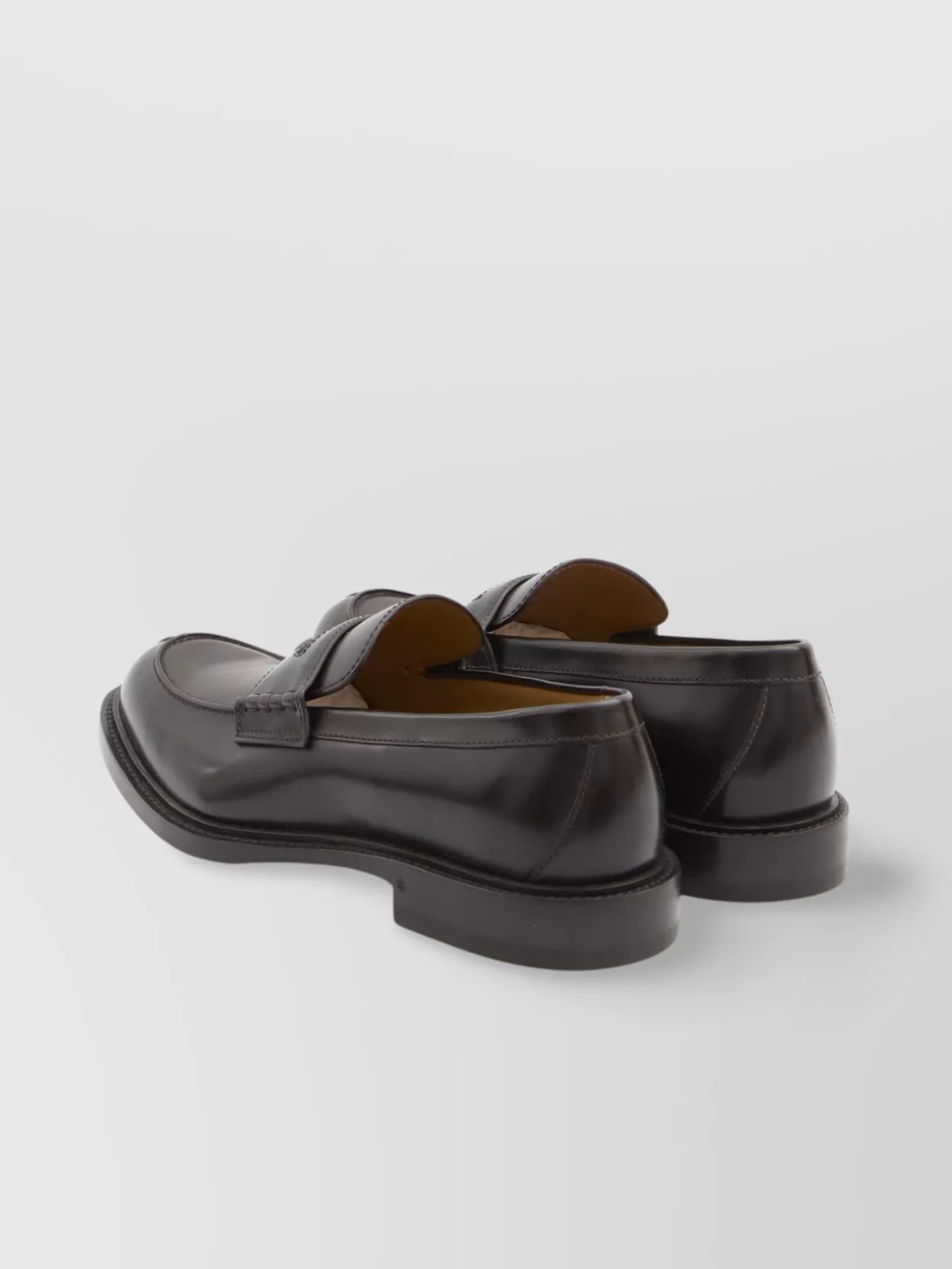 Gucci Leather Loafer Web Detail