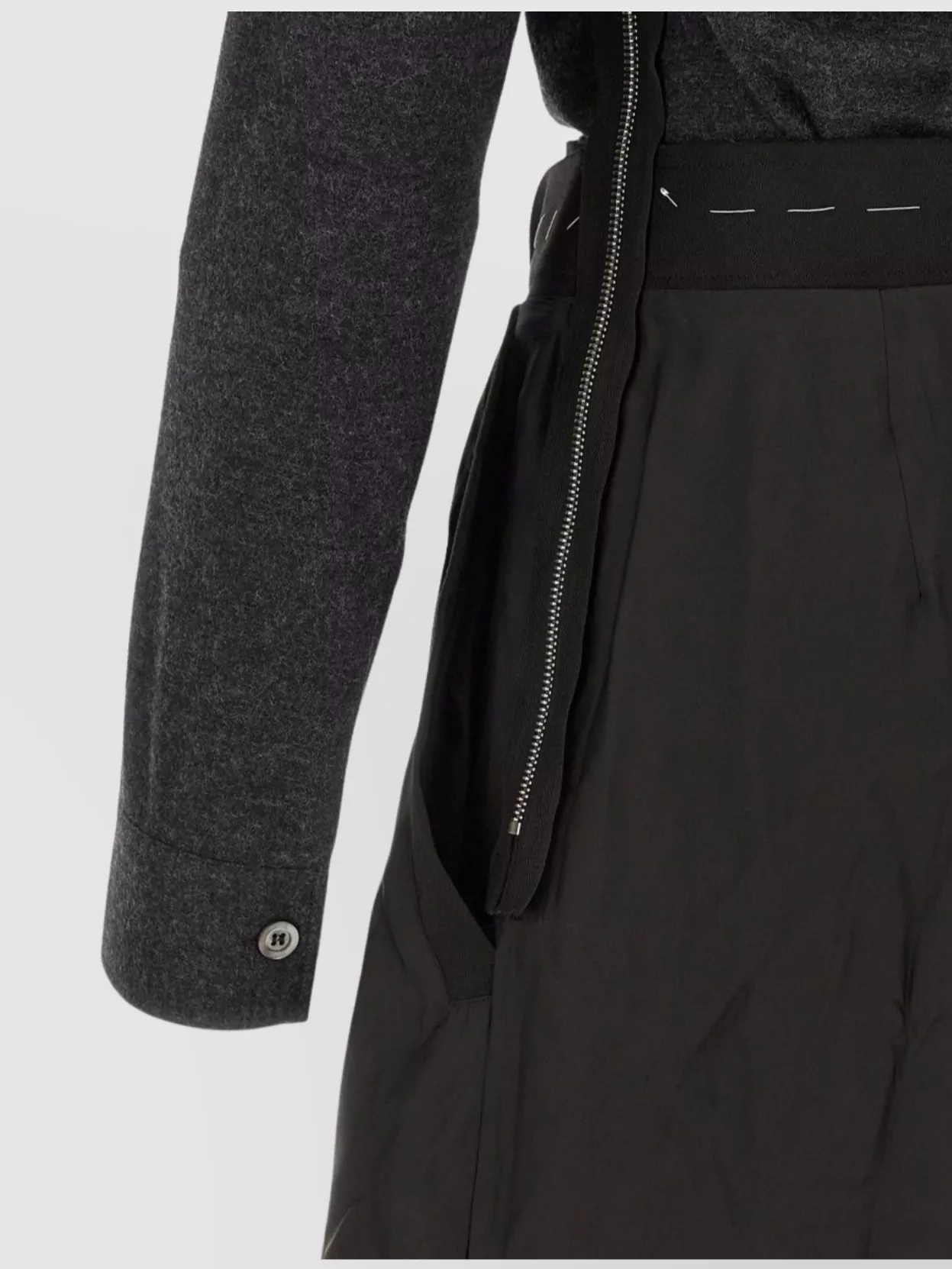 Maison Margiela Long Sleeve Shirt Dress With Chest Pocket