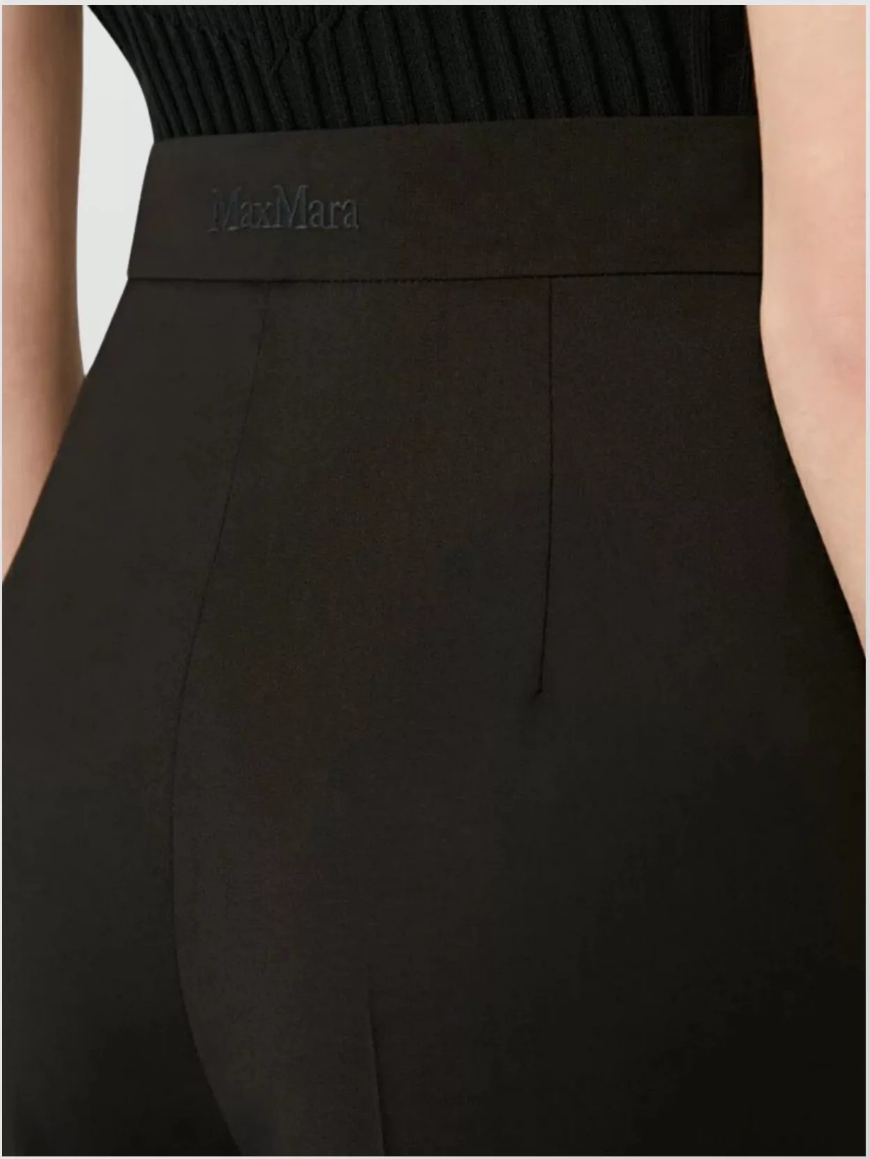 Max Mara High-Rise Wide-Leg Trousers Pockets