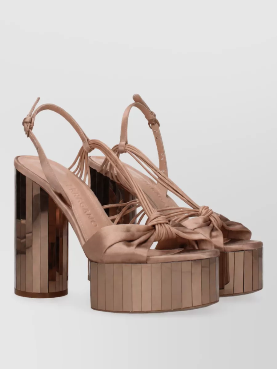 Ferragamo satin sandals