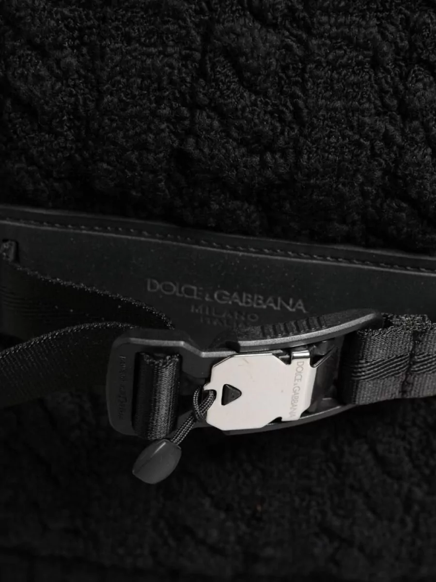 Dolce&Gabbana Wool Blend Duffel Backpack