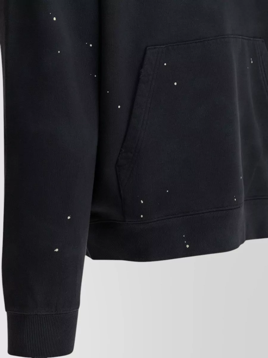 Carhartt Wip Logo-Print Paint-Splatter Cotton Sweatshirt