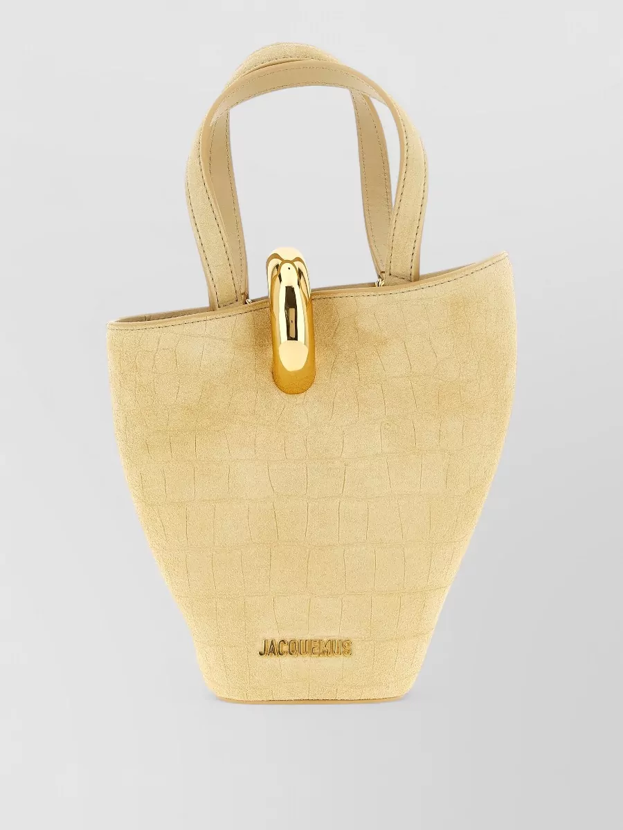 Jacquemus le bambola mini leather bucket bag