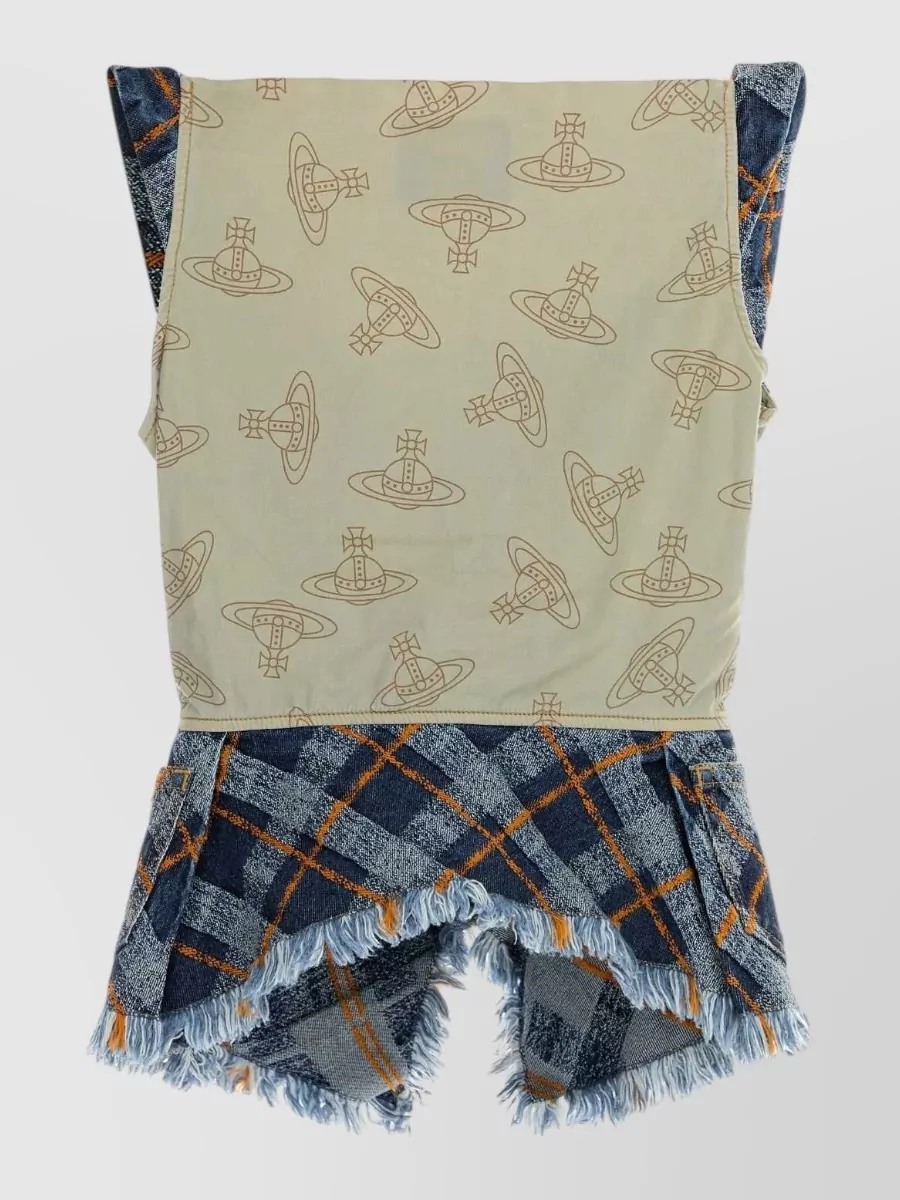 Vivienne Westwood Embroidered Denim Vest