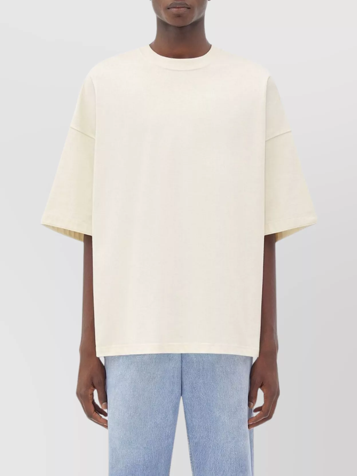 Shop Bottega Veneta Relaxed Fit T-shirt With Dropped Shoulders