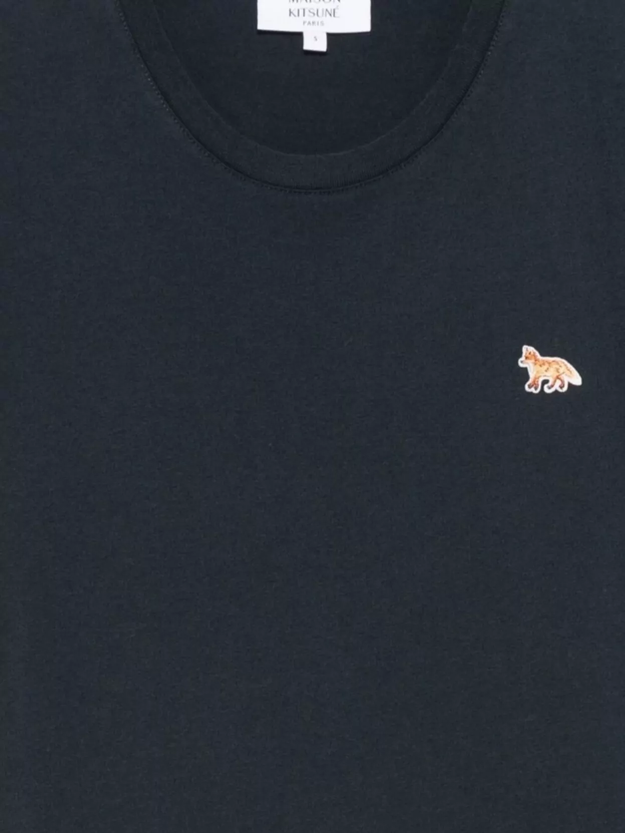 Maison Kitsuné Cotton T-Shirt Featuring Baby Fox Design