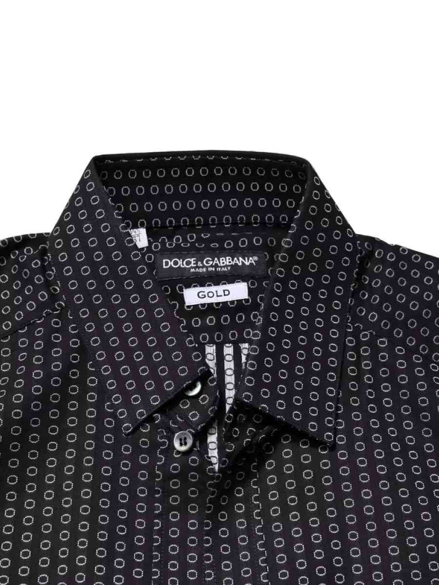 Dolce&Gabbana Patterned Cotton Dress Shirt