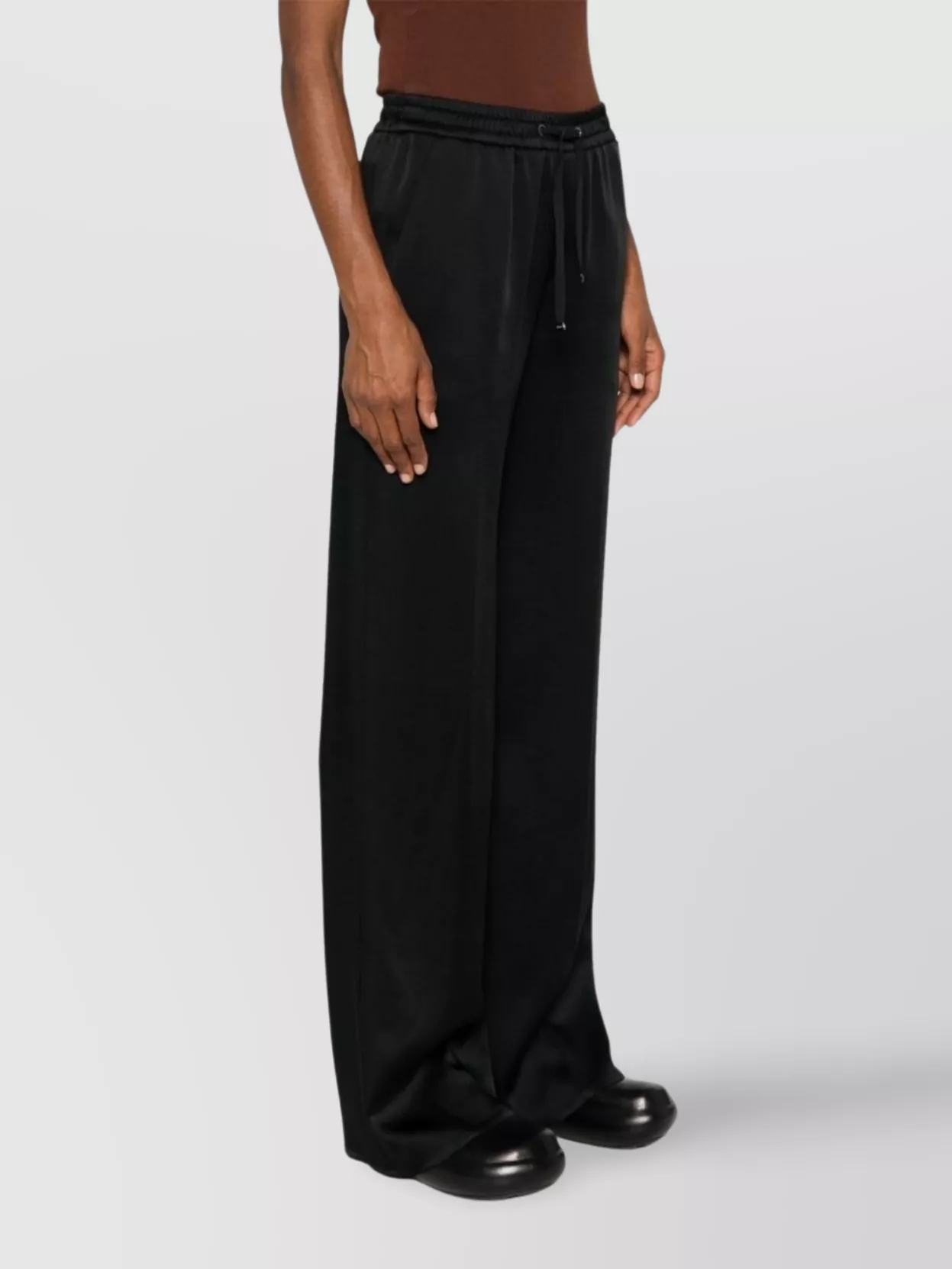 Herno Wide Leg Trousers Side Pockets