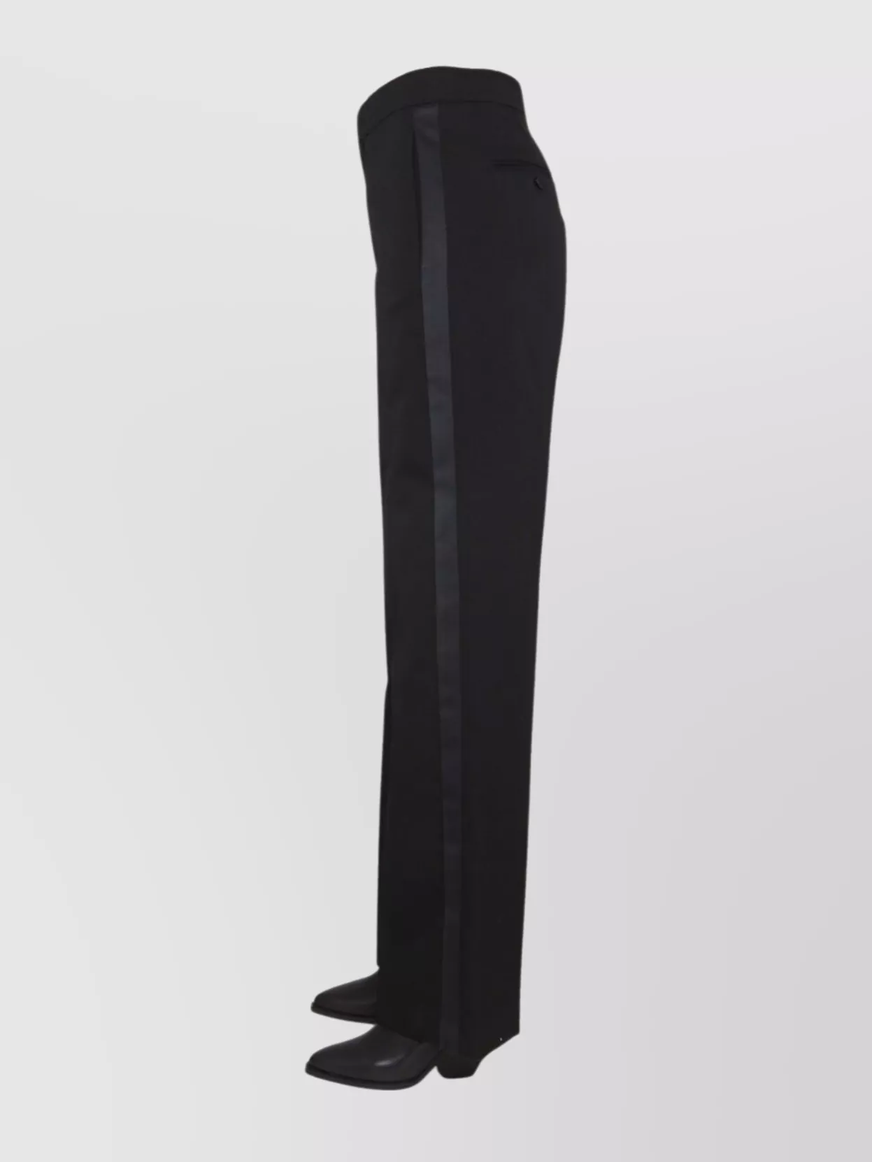 Isabel Marant Trousers With Belt Loops And Satin Trim