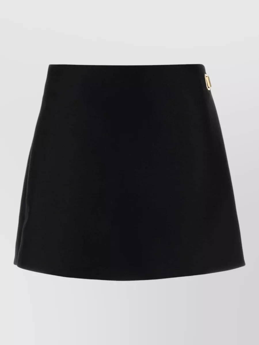 Balenciaga Wool Blend Shorts Pant Skirt Side Buttons