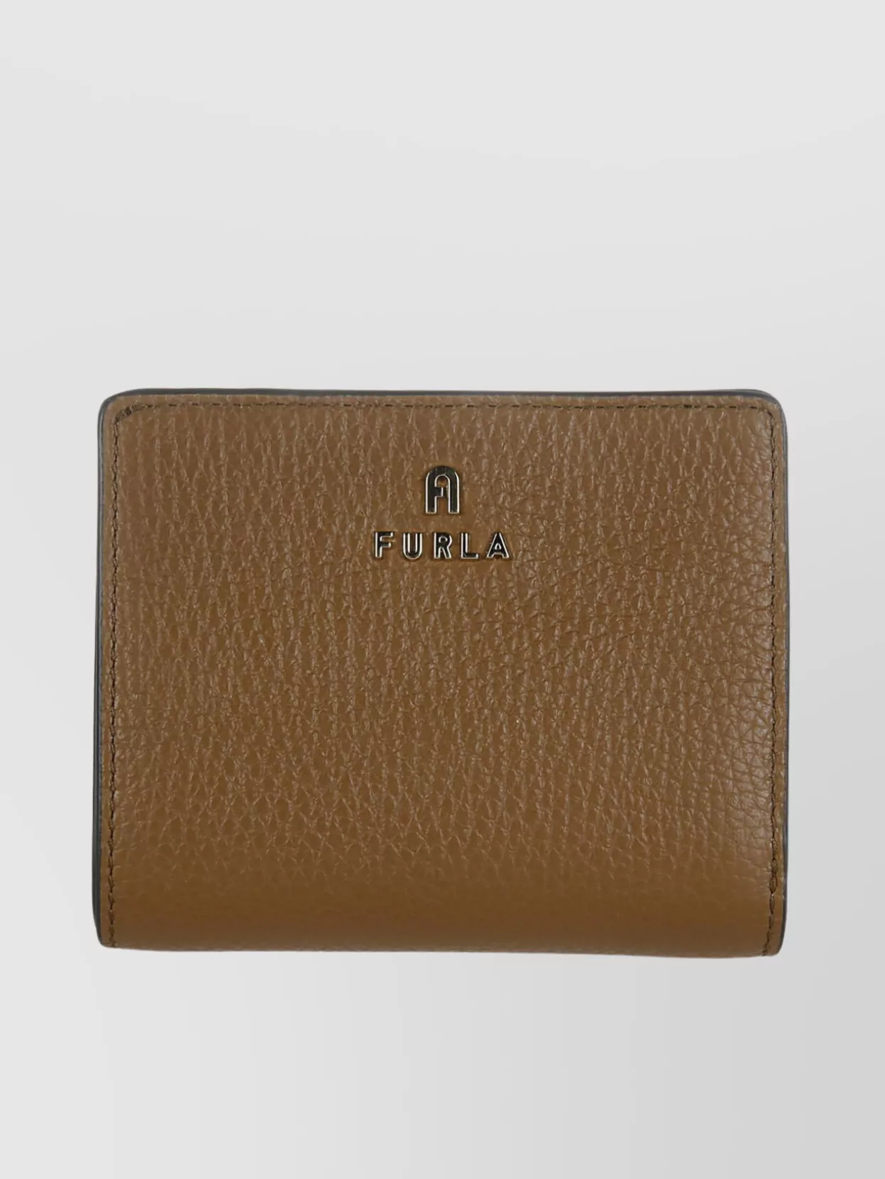 Shop Furla Compact Textured Leather Bifold Wallet